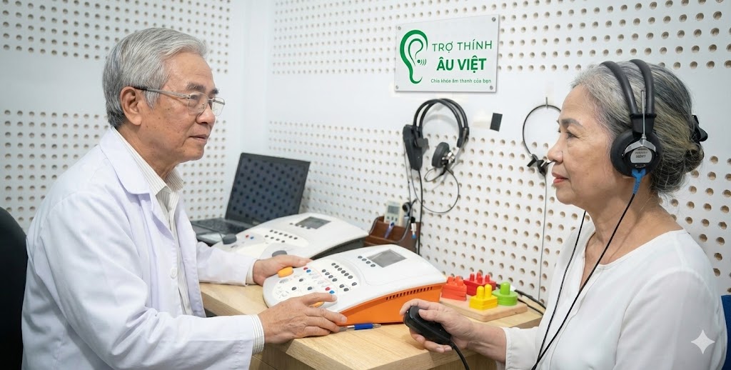 Khám thính lực miễn phí TRỢ THÍNH ÂU VIỆT